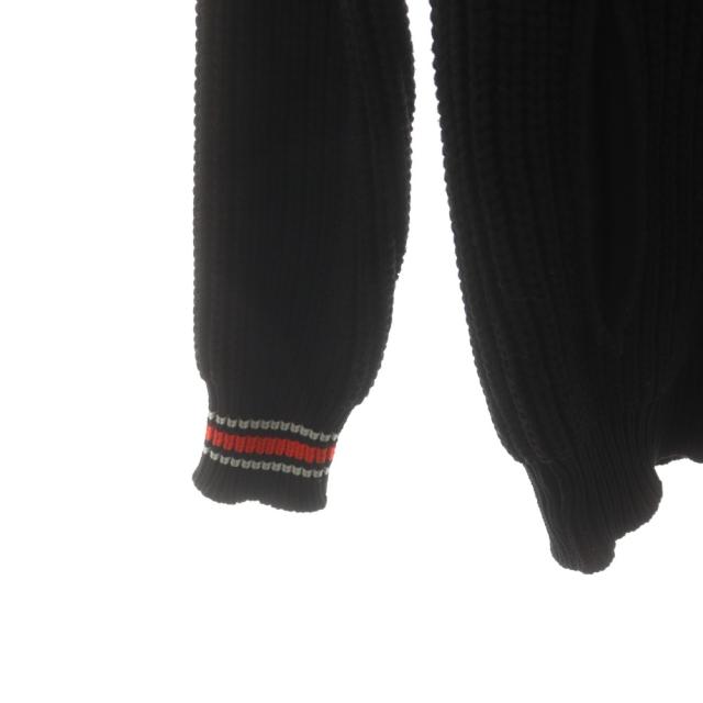 中古】ディーゼル DIESEL ニットジャケット ジップアップ XS 黒