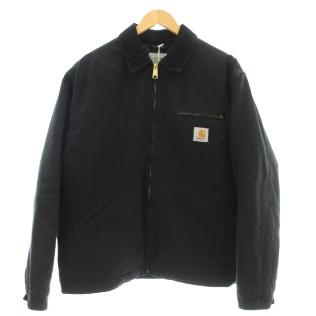【中古】未使用品 カーハート carhartt 24AW OG DETROIT JACKET ダックジャケット 中綿 L 黒 ブラック I027358-24F