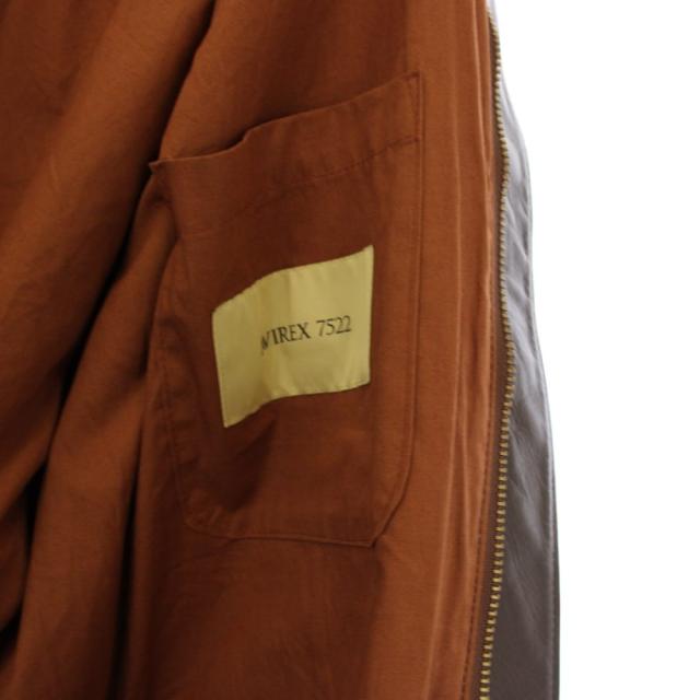 【中古】アヴィレックス AVIREX 7522 A-2フライトジャケット 革ジャン カウレザー S 茶 7832950008 /KH メンズ_2