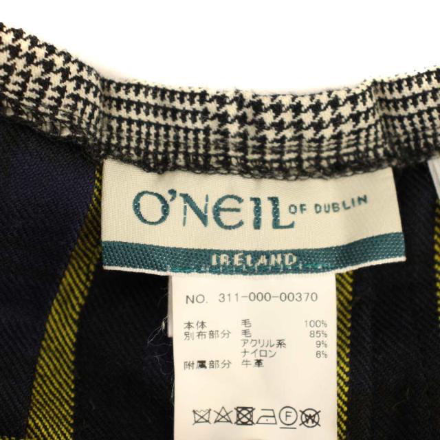 【中古】オニール オブ ダブリン O'NEIL OF DUBLIN ラップスカート フレアスカート ロング I40 グレー 黄 レディース_2