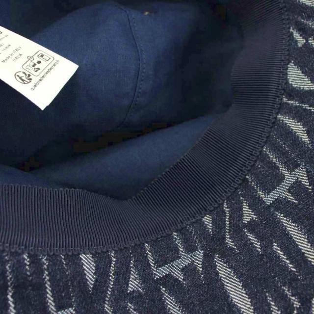 【中古】クリスチャンディオール TEDDY ALLOVER SMALL BRIM BUCKET HAT バケットハット バケハ デニム ロゴ 58_6