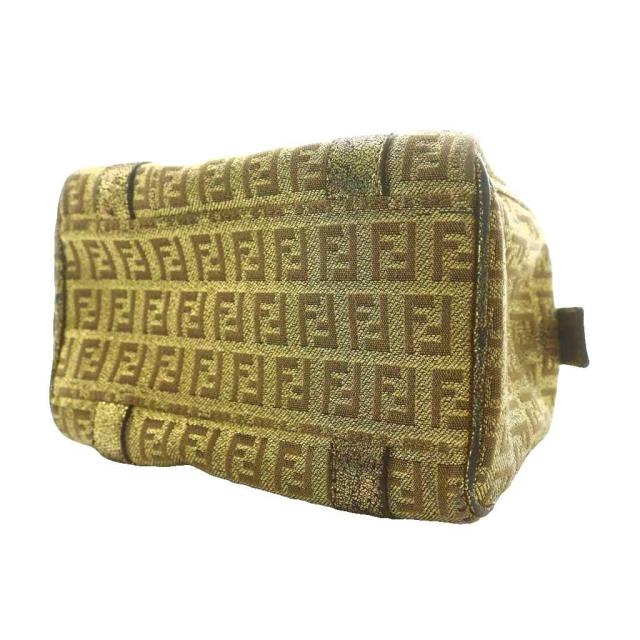 【中古】フェンディ FENDI ズッキーノ ミニ ボストンバッグ ハンド ゴールドカラー /SS ■OS ■OH レディース_3