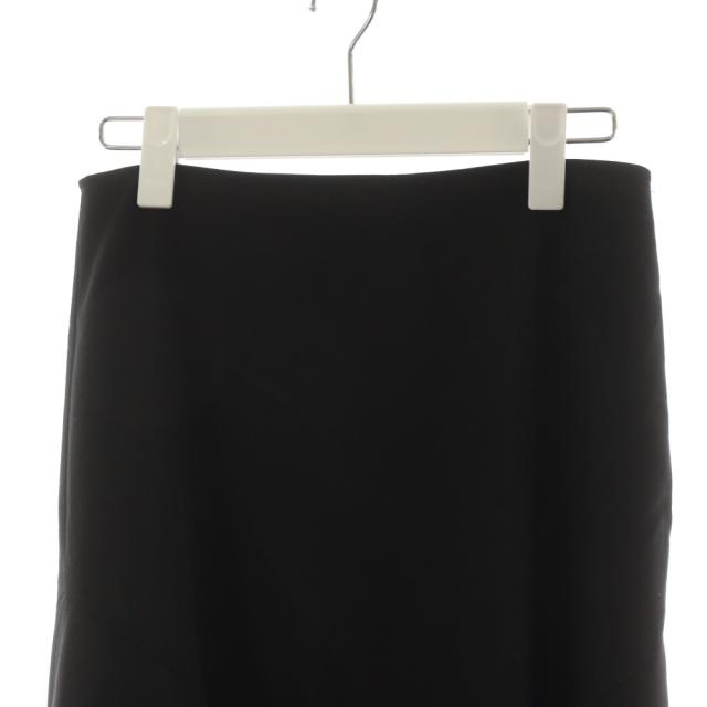 【中古】マルニ MARNI 23AW フレアスカート ロング丈 ウール シルク混 絹 38 黒 ブラック GOMA0581U0 /AN73_3