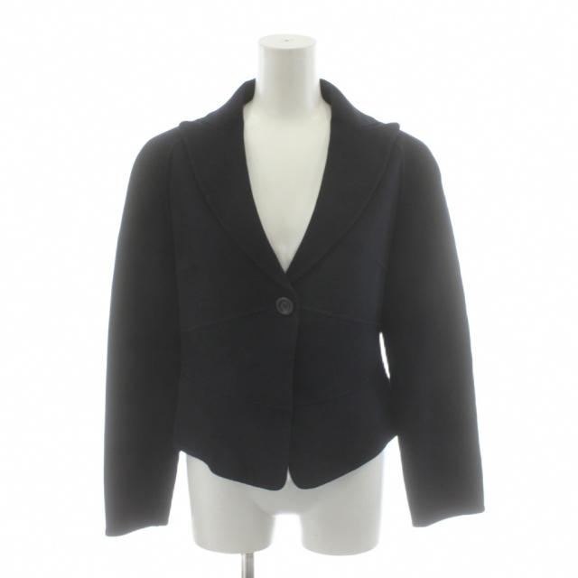 【中古】セリーヌ CELINE ジャケット ウール カシミヤ混 38 紺 ネイビー 2 5540 0492 /AN47 レディース