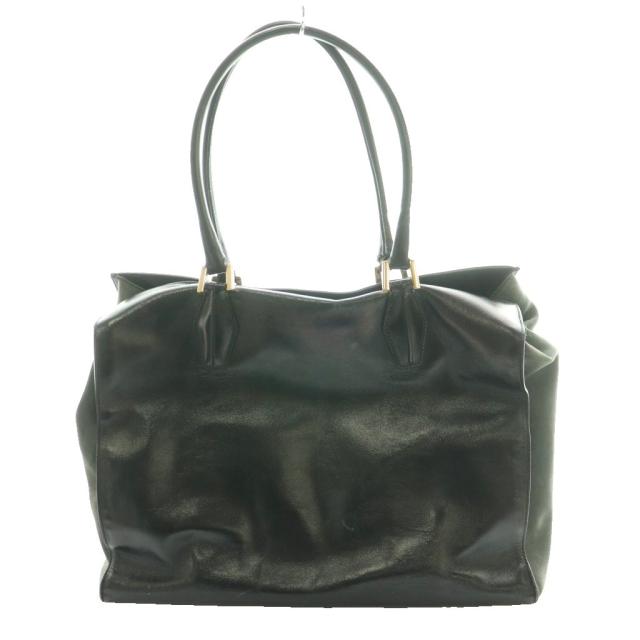 【中古】トッズ TOD'S ブラックレザートートバッグ 黒 ブラック /SS ■OS レディース