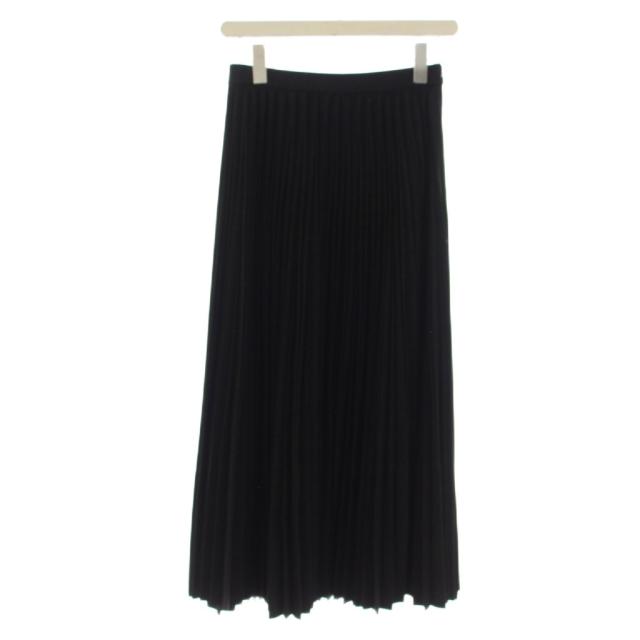 【中古】セオリーリュクス theory luxe 25AW Vice Hedi Skirt プリーツスカート ロング 36 黒 03-5307325 /KH