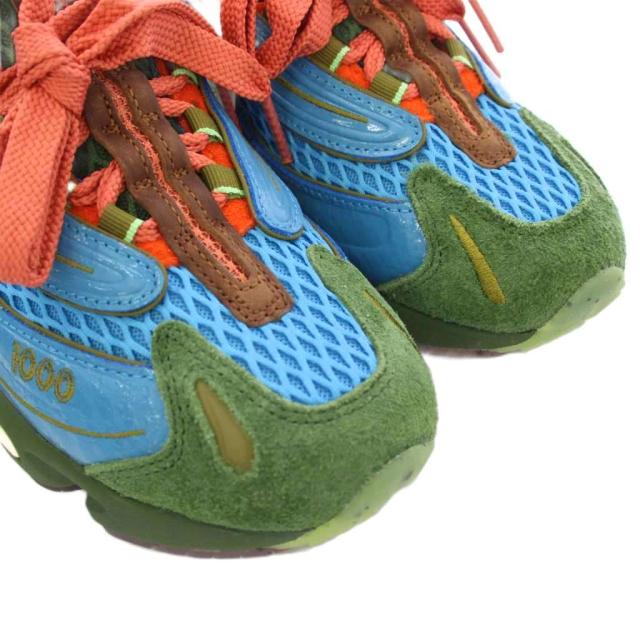 【中古】未使用品 ニューバランス NEW BALANCE M1000BM スニーカー シューズ US8 水色 マルチカラー /TK メンズ_2