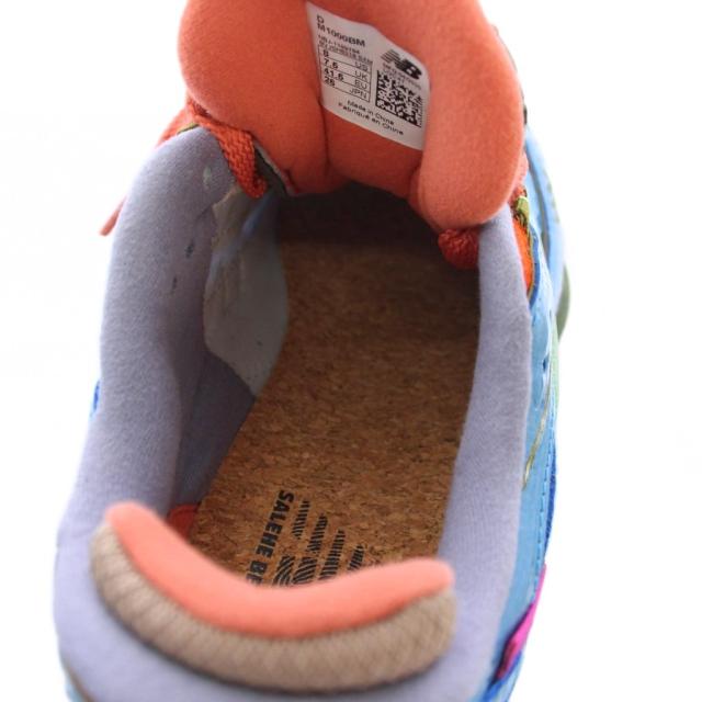 【中古】未使用品 ニューバランス NEW BALANCE M1000BM スニーカー シューズ US8 水色 マルチカラー /TK メンズ_3