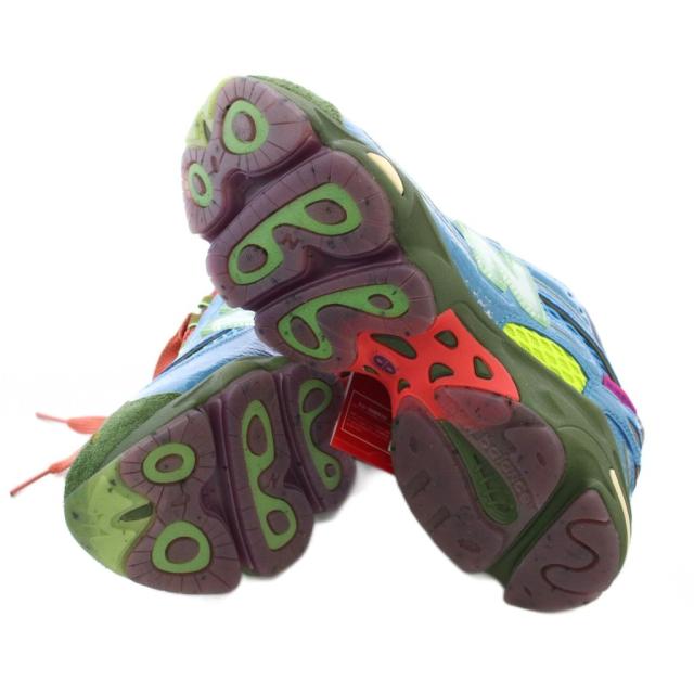 【中古】未使用品 ニューバランス NEW BALANCE M1000BM スニーカー シューズ US8 水色 マルチカラー /TK メンズ_5
