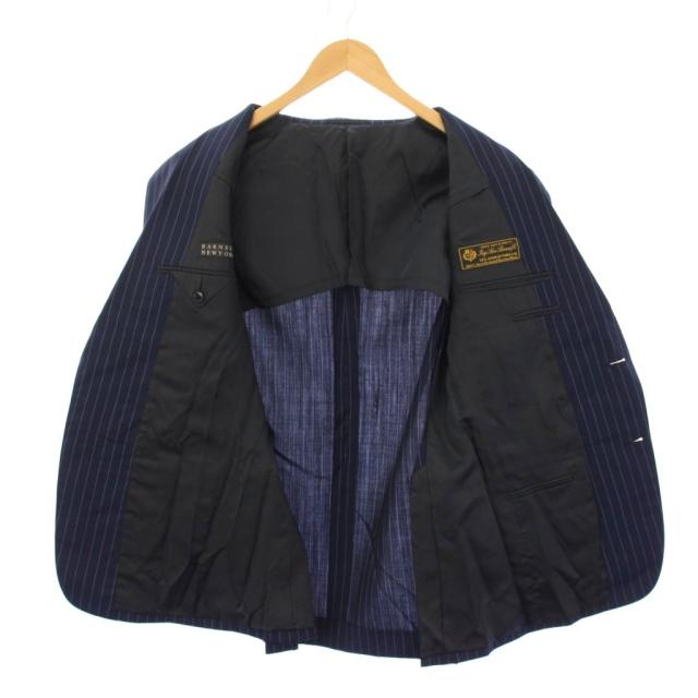 【中古】バーニーズニューヨーク ロロピアーナ シングルスーツ テーラードジャケット パンツ スラックス ストライプ_5