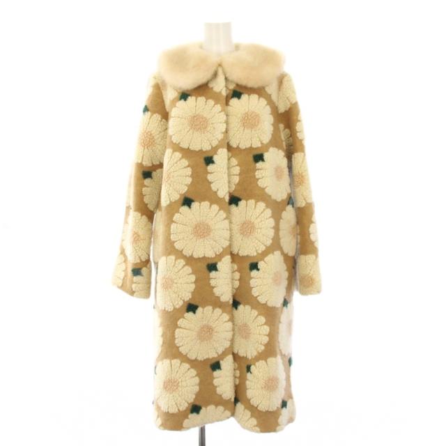 【中古】フランシュリッペ franche lippee マーガレットコート フーディ ロング M ベージュ 2195260 /KH レディース