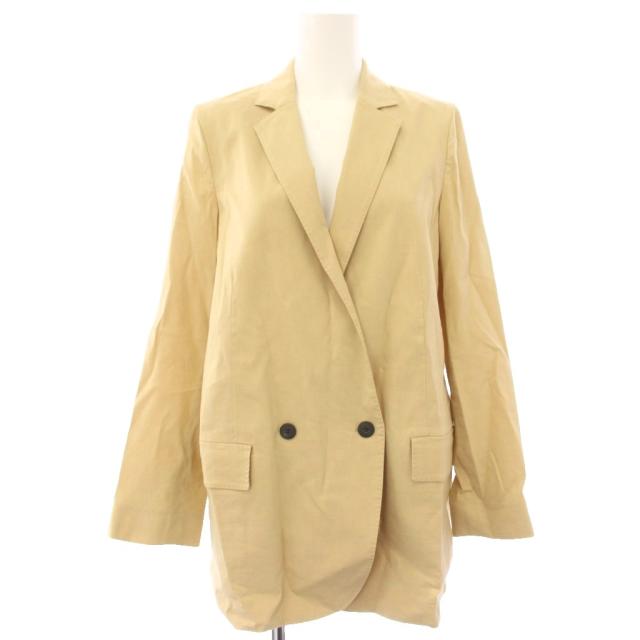【中古】セオリー スーツ テーラードジャケット パンツ スラックス 0 2 ベージュ /JP レディース_1