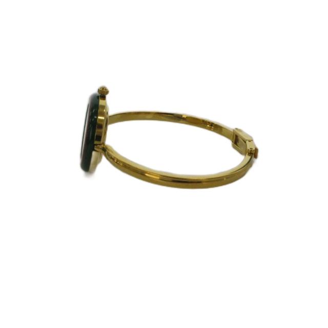 【中古】グッチ GUCCI チェンジベゼル ウォッチ 腕時計 アナログ 2針 クォーツ ゴールド色 白 ホワイト 11/12.2