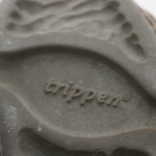 【中古】トリッペン trippen ミドルブーツ バックジップ レザー 37 茶 ブラウン /AN35 レディース_3