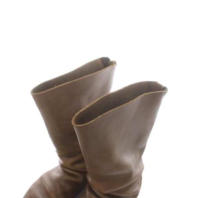 【中古】トリッペン trippen ミドルブーツ バックジップ レザー 37 茶 ブラウン /AN35 レディース_6