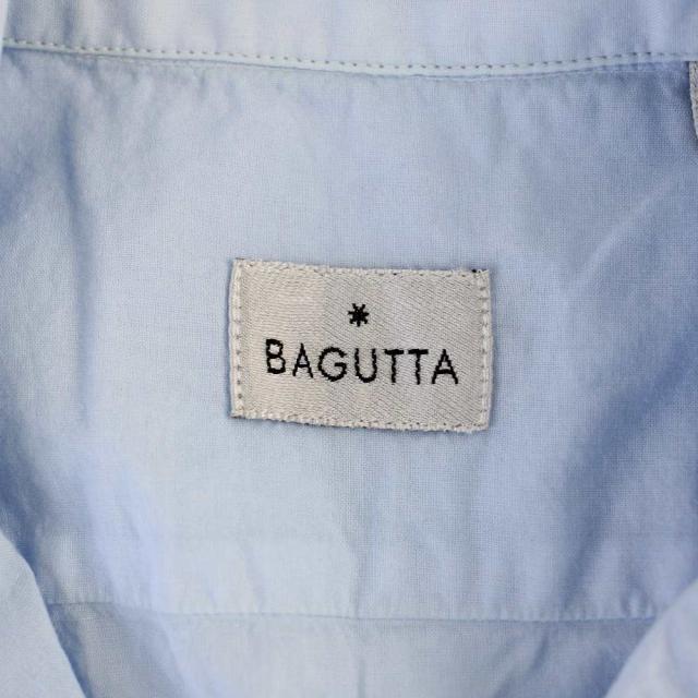 【中古】バグッタ Bagutta NEW MAUI GMT シャツ 半袖 オープンカラー S 水色 /BM メンズ_2