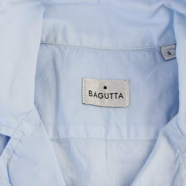 【中古】バグッタ Bagutta NEW MAUI GMT シャツ 半袖 オープンカラー S 水色 /BM メンズ_3
