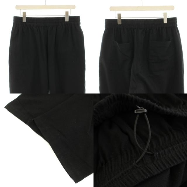【中古】グラフペーパー セットアップ エクストラファインウールビベラスリーピングシャツ パンツ 長袖 1 黒 メンズ_7
