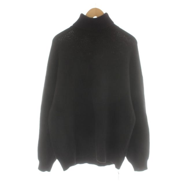 【中古】未使用品 アーツ&サイエンス BACK LINE TURTLE SW ニット セーター 長袖 タートルネック カシミヤ 3 茶