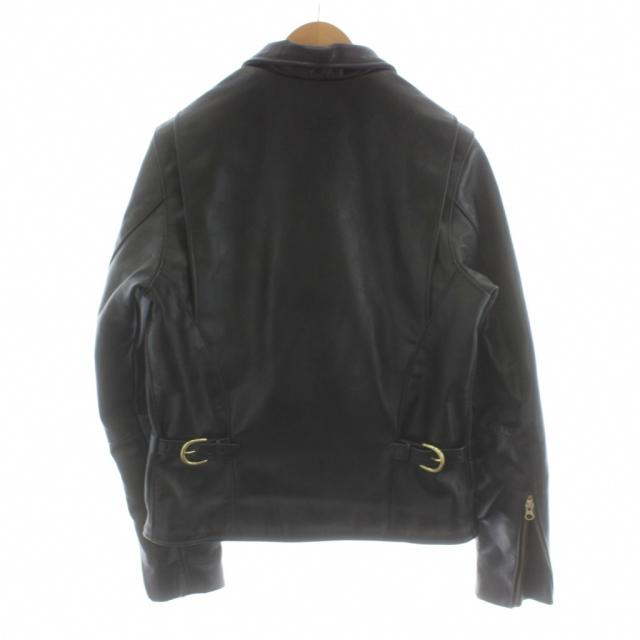 【中古】バンソン VANSON ENF レザージャケット 革ジャン 36 黒 ブラック /AN43 メンズ_1