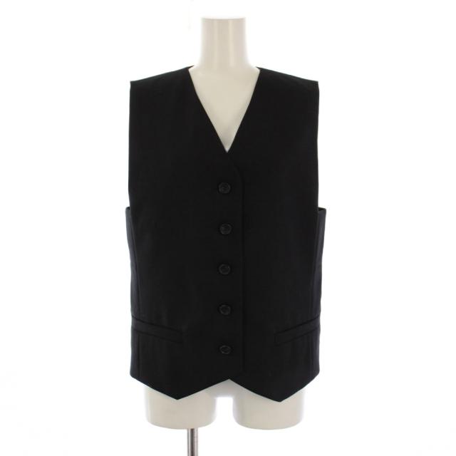 【中古】ローヘン LOHEN 22AW ベスト ジャケット ウール F ブラック LH22A-JK042 /BM レディース