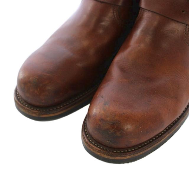 【中古】チペワ CHIPPEWA タンレネゲート エンジニアブーツ ショートブーツ レザー 7E ブラウン メンズ