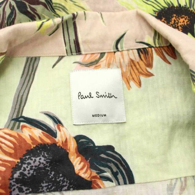 ポールスミス オープンカラーシャツ ひまわり 中古】ポールスミス Sunflower オープンカラーシャツ アロハシャツ