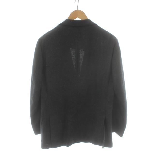 【中古】コルネリアーニ Corneliani テーラードジャケット シングル ウール シルク混 絹 48 グレー XY7690GATE_1