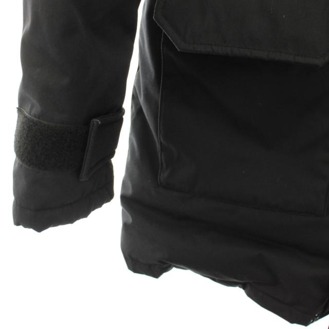 【中古】ノースフェイス パープルレーベル ファーフードロングセローダウンコート M 黒 ブラック ND2557N /HN_6