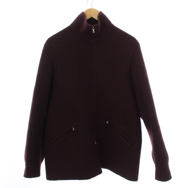 【中古】MAATEE&SONS SUPER 160s NAPPING WOOL SPORTS JACKET ブルゾン ジャケット 1 ボルドー メンズ
