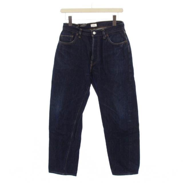 【中古】シオタ CIOTA 本藍スビンコットン13.5ozストレートデニムパンツ ジーンズ ボタンフライ 30 インディゴ メンズ