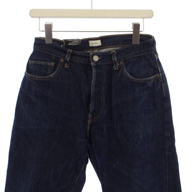 【中古】シオタ CIOTA 本藍スビンコットン13.5ozストレートデニムパンツ ジーンズ ボタンフライ 30 インディゴ メンズ_4