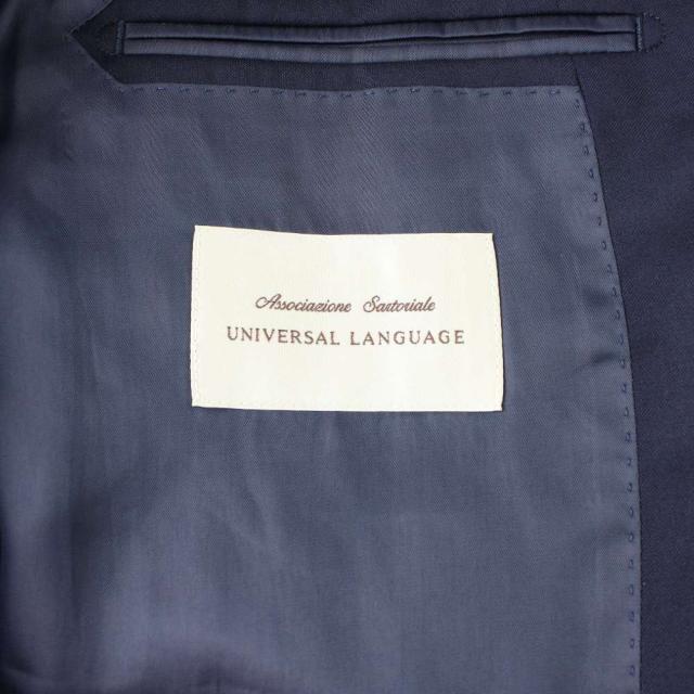 【中古】ユニバーサル ランゲージ UNIVERSAL LANGUAGE シングルスーツ スーツ フォーマル 160cm-6Drop 紺 ネイビー_7