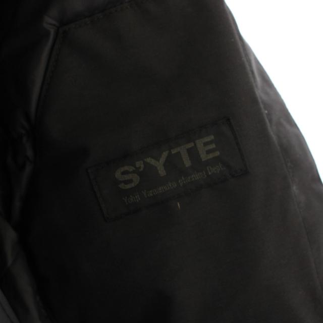 【中古】サイト s'yte ダウンジャケット ジップアップ フード 3 黒 UJ-Y27-904 /BM メンズ_2