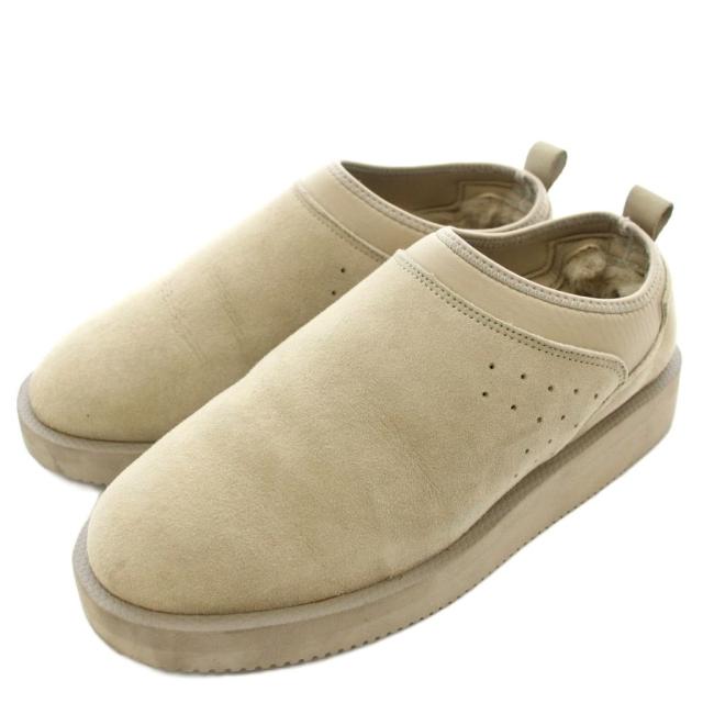 【中古】スイコック suicoke アパルトモン 21AW MOUTON SABO ムートンサボ ブーツ ビブラムソール ベージュ 26cm