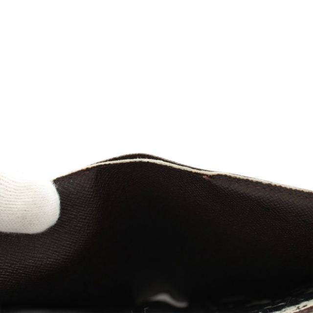 【中古】ルイヴィトン LOUIS VUITTON ダミエ ポルトフォイユヴィエノワ 財布 二つ折り 小銭入れ 茶 ブラウン N61674_6