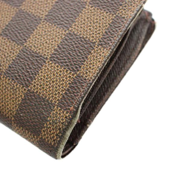 【中古】ルイヴィトン LOUIS VUITTON ダミエ ポルトフォイユヴィエノワ 財布 二つ折り 小銭入れ 茶 ブラウン N61674_7