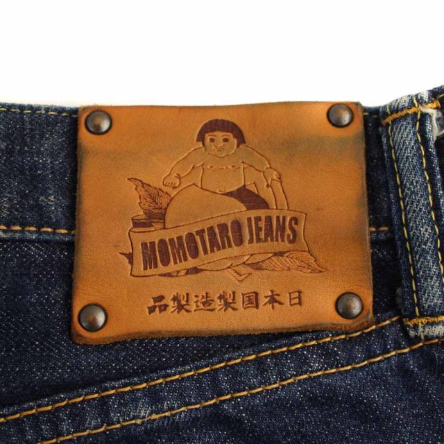 【中古】桃太郎ジーンズ MOMOTARO JEANS デニムパンツ ジーンズ ボタンフライ W30 インディゴ G007-MB /BM メンズ_2