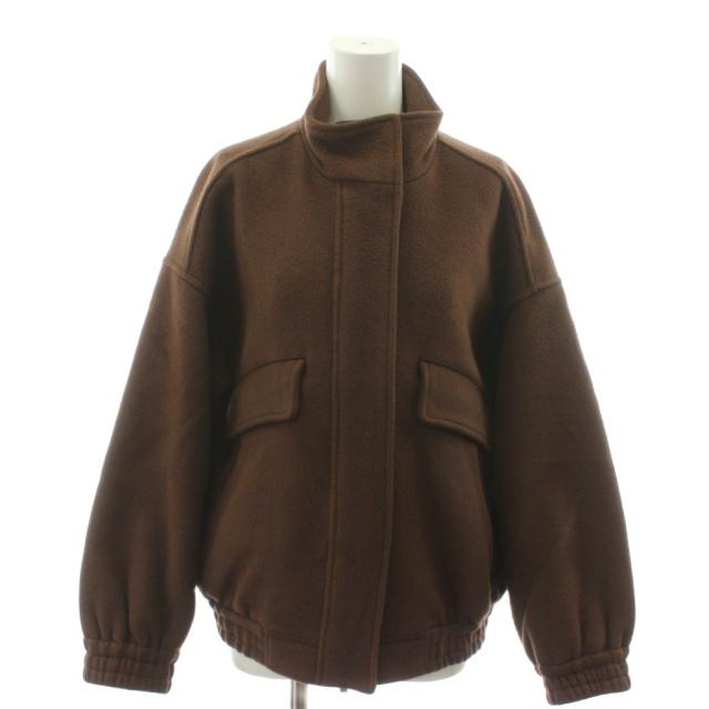 【中古】フレームワーク Framework 22AW ウールフライトブルゾン ジャケット 上着 茶 ブラウン 22011220605040 /RR