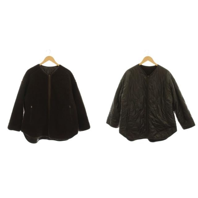 【中古】フレームワーク Framework 22AW キルティング ボア2wayブルゾン ジャケット リバーシブル ジップアップ
