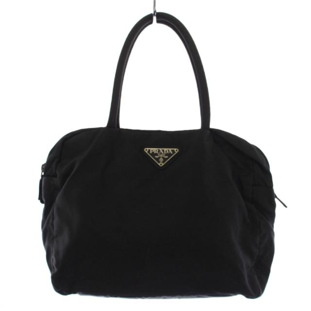 【中古】プラダ PRADA ハンドバッグ ナイロン 黒 /BM ■OH レディース