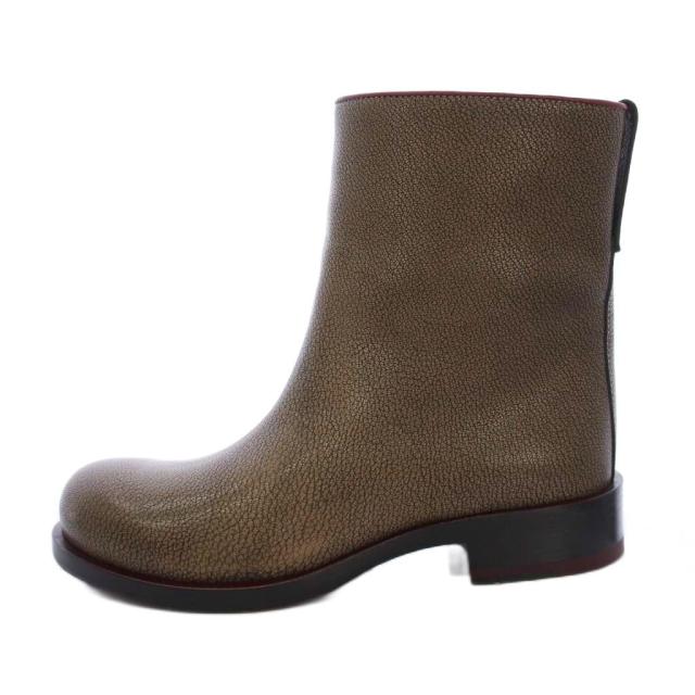 【中古】ジルサンダー JIL SANDER ショートブーツ レザー 35 ブラウン JS23032 /BM レディース