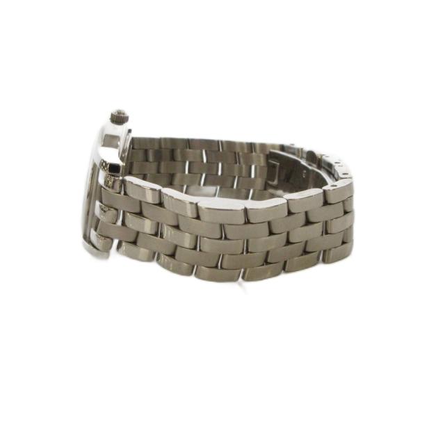 【中古】グッチ GUCCI ウオッチ アナログ 3針 石英 ラウンド人間の顔 しろがね色色 5500L /AN8 ■OH レディース