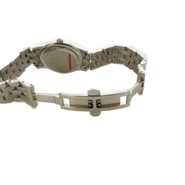 【中古】グッチ GUCCI ウオッチ アナログ 3針 石英 ラウンド人間の顔 しろがね色色 5500L /AN8 ■OH レディース