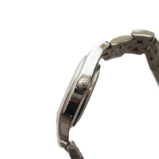 【中古】グッチ GUCCI ウオッチ アナログ 3針 石英 ラウンド人間の顔 しろがね色色 5500L /AN8 ■OH レディース