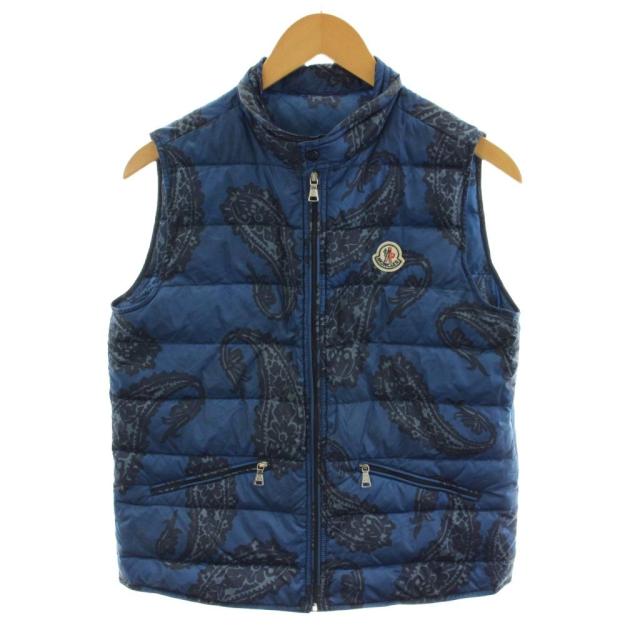 中古】モンクレール MONCLER GUI IMPRIME GILET ダウンベスト