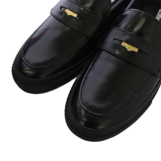 【中古】コンバース CONVERSE COINLOAFER コインローファー シューズ レザー US10.5 黒 31315091 /BM メンズ