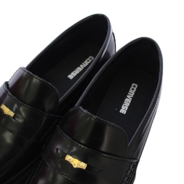 【中古】コンバース CONVERSE COINLOAFER コインローファー シューズ レザー US10.5 黒 31315091 /BM メンズ