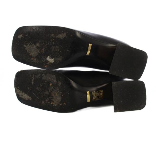 【中古】グッチ GUCCI MALAGA KID NERO ホースビット ローファー シューズ レザー 37 黒 SORANO70 /BM レディース_3