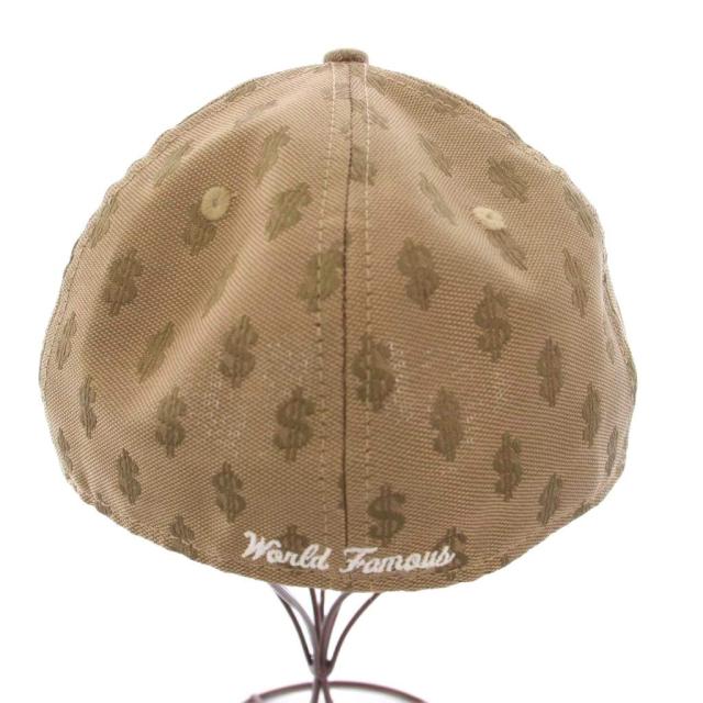 【中古】シュプリーム New Era 18SS Monogram Boxlogo キャップ 帽子 総柄 7 1/2 56.8cm ベージュ 10262017 メンズ_3